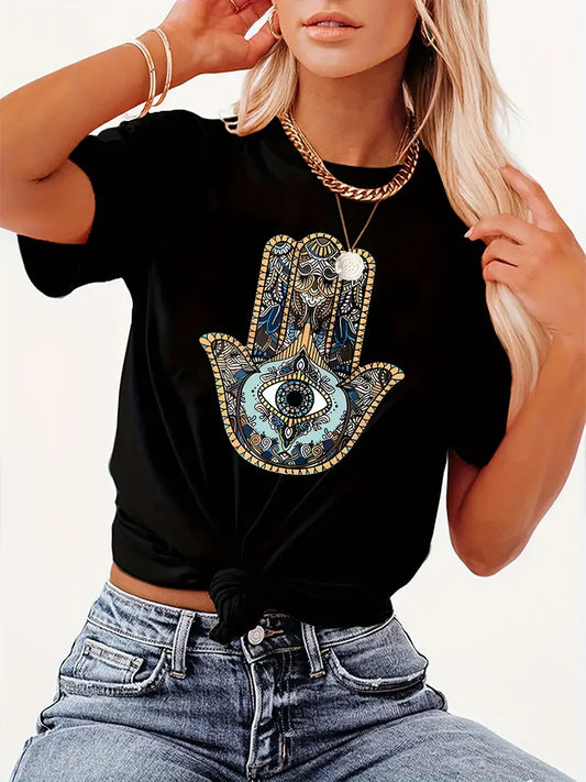 Ada - Bohemian Style T-shirt til damer