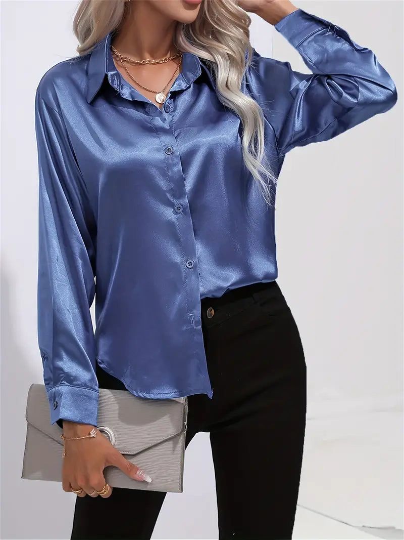 Acacia – Luksus satin bluse