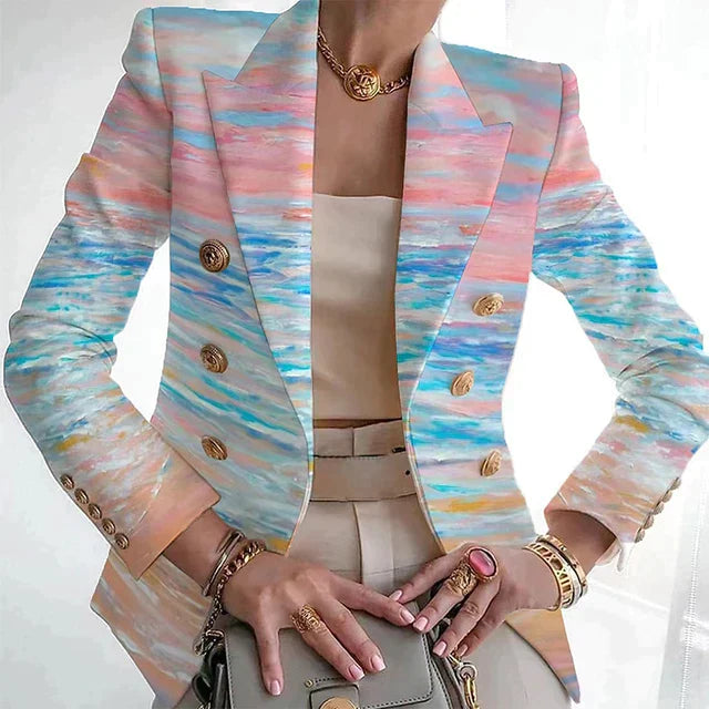 Alvie -Chic blazer med print