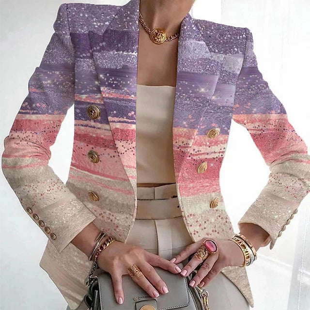 Alvie -Chic blazer med print